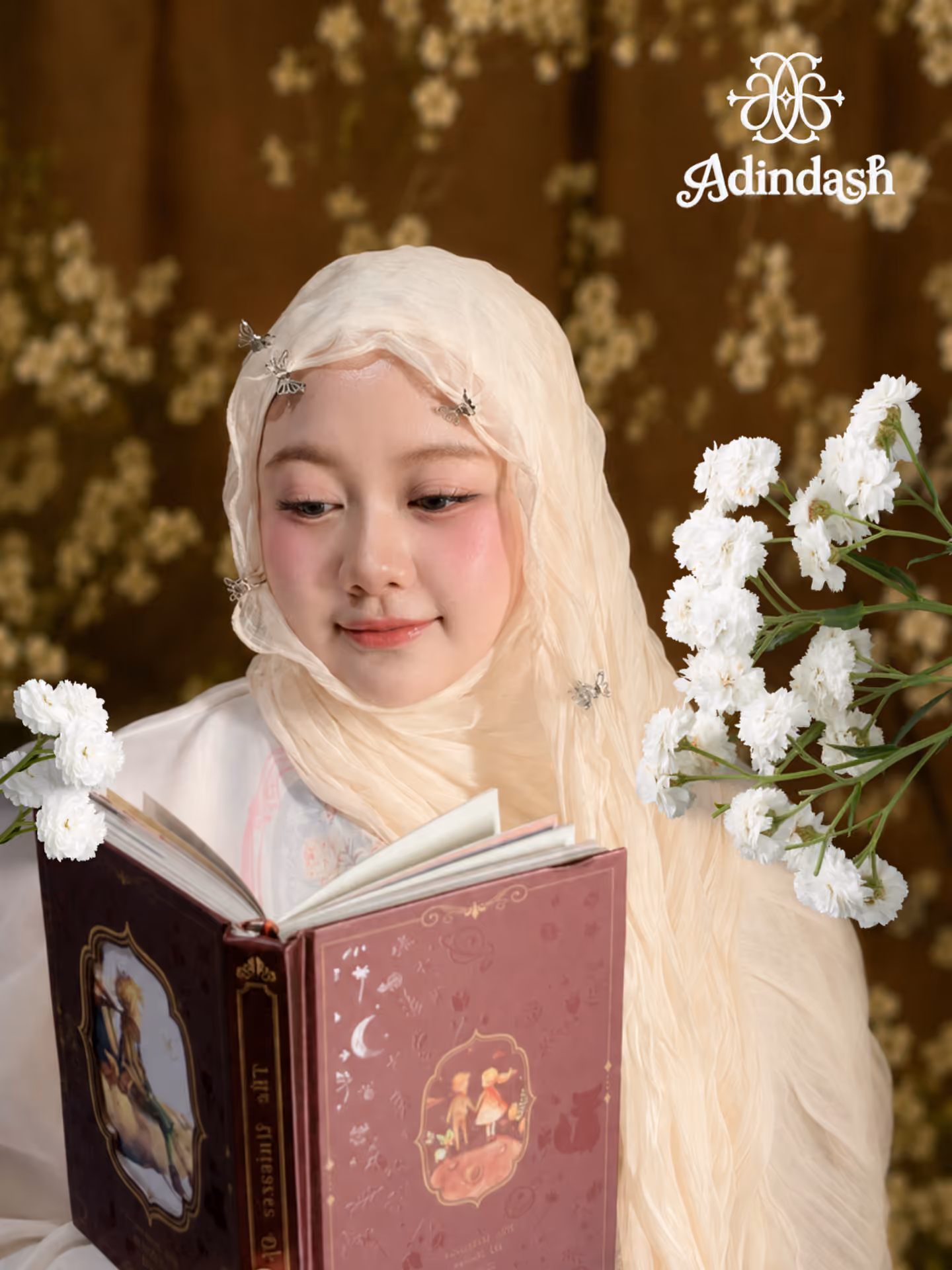 Ivory Petal hijab